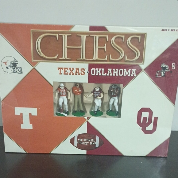 usaopoloy Other - Texas vs Oklahoma Chess Set